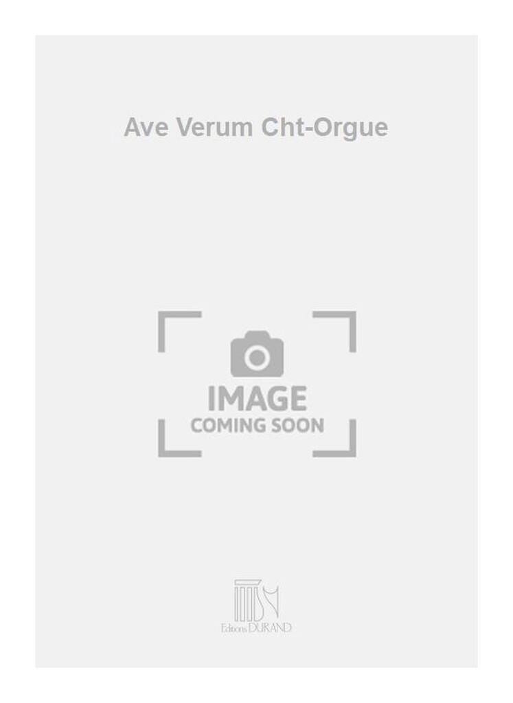 Ave Verum Cht-Orgue